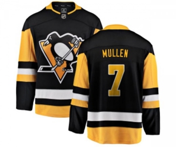 Youth Pittsburgh Penguins #7 Joe Mullen Fanatics Branded Black Home Breakaway NHL Jersey