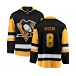 Youth Pittsburgh Penguins #8 Mark Recchi Fanatics Branded Black Home Breakaway NHL Jersey