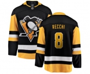 Youth Pittsburgh Penguins #8 Mark Recchi Fanatics Branded Black Home Breakaway NHL Jersey