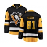 Youth Pittsburgh Penguins #81 Phil Kessel Fanatics Branded Black Home Breakaway NHL Jersey