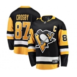 Youth Pittsburgh Penguins #87 Sidney Crosby Fanatics Branded Black Home Breakaway NHL Jersey