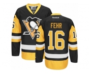 Youth Reebok Pittsburgh Penguins #16 Eric Fehr Premier Black Gold Third NHL Jersey