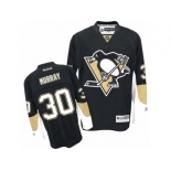 Youth Reebok Pittsburgh Penguins #30 Matt Murray Premier Black Home NHL Jersey