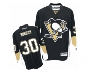 Youth Reebok Pittsburgh Penguins #30 Matt Murray Premier Black Home NHL Jersey