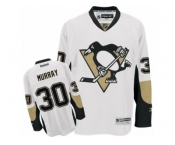 Youth Reebok Pittsburgh Penguins #30 Matt Murray Premier White Away NHL Jersey