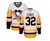 Youth Reebok Pittsburgh Penguins #32 Mark Streit Authentic White Away NHL Jersey