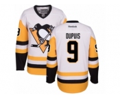 Youth Reebok Pittsburgh Penguins #9 Pascal Dupuis Premier White Away NHL Jersey