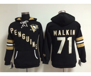 women nhl jerseys pittsburgh penguins #71 amlkin black[pullover hooded sweatshirt]