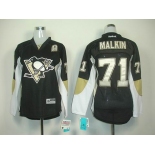 women nhl jerseys pittsburgh penguins #71 malkin black