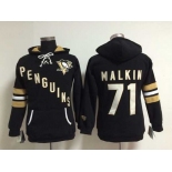 women nhl jerseys pittsburgh penguins #71 malkin black[pullover hooded sweatshirt]