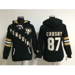 women nhl jerseys pittsburgh penguins #87 crosby black[pullover hooded sweatshirt]