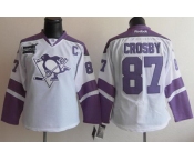 women nhl jerseys pittsburgh penguins #87 crosby white