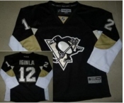 youth nhl jerseys pittsburgh penguins #12 lginla black