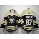 youth nhl jerseys pittsburgh penguins #87 crosby cream-black[pullover hooded sweatshirt patch c]