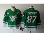 youth nhl jerseys pittsburgh penguins #87 crosby green(2011 new)