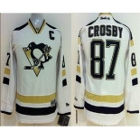 youth nhl jerseys pittsburgh penguins #87 crosby white[2014 new stadium][patch C]