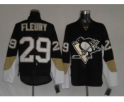 youth nhl pittsburgh penguins #29 fleury black