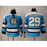 youth nhl pittsburgh penguins #29 fleury blue