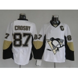 youth nhl pittsburgh penguins #87 crosby white