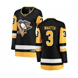 Women Pittsburgh Penguins #3 Olli Maatta Fanatics Branded Black Home Breakaway NHL Jersey