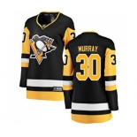 Women Pittsburgh Penguins #30 Matt Murray Fanatics Branded Black Home Breakaway NHL Jersey