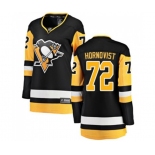 Women Pittsburgh Penguins #72 Patric Hornqvist Fanatics Branded Black Home Breakaway NHL Jersey