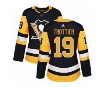 Women's Adidas Pittsburgh Penguins #19 Bryan Trottier Premier Black Home NHL Jersey