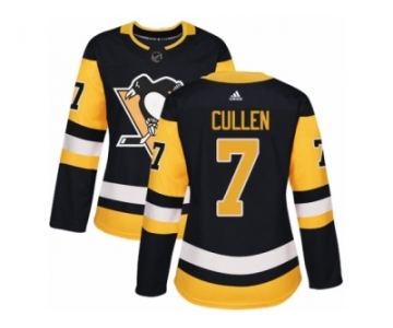 Women's Adidas Pittsburgh Penguins #7 Matt Cullen Premier Black Home NHL Jersey