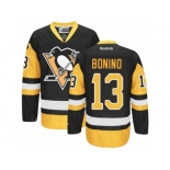 Women's Reebok Pittsburgh Penguins #13 Nick Bonino Premier Black Gold Third NHL Jersey