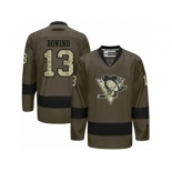 Women's Reebok Pittsburgh Penguins #13 Nick Bonino Premier Green Salute to Service NHL Jersey