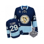 Women's Reebok Pittsburgh Penguins #29 Marc-Andre Fleury Authentic Navy Blue Third Vintage 2017 Stanley Cup Final NHL Jersey