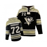 Men's Old Time Hockey Pittsburgh Penguins #72 Patric Hornqvist Authentic Black Sawyer Hooded Sweatshirt NHL Jersey