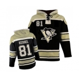 Men's Old Time Hockey Pittsburgh Penguins #81 Phil Kessel Authentic Black Sawyer Hooded Sweatshirt NHL Jersey