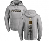 NHL Adidas Pittsburgh Penguins #10 Ron Francis Ash Backer Pullover Hoodie