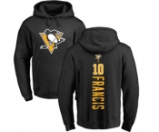 NHL Adidas Pittsburgh Penguins #10 Ron Francis Black Backer Pullover Hoodie