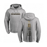 NHL Adidas Pittsburgh Penguins #11 Jimmy Hayes Ash Backer Pullover Hoodie