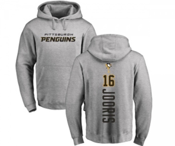 NHL Adidas Pittsburgh Penguins #16 Josh Jooris Ash Backer Pullover Hoodie