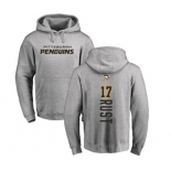 NHL Adidas Pittsburgh Penguins #17 Bryan Rust Ash Backer Pullover Hoodie