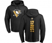 NHL Adidas Pittsburgh Penguins #17 Bryan Rust Black Backer Pullover Hoodie