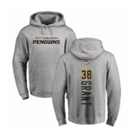 NHL Adidas Pittsburgh Penguins #38 Derek Grant Ash Backer Pullover Hoodie