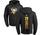 NHL Adidas Pittsburgh Penguins #72 Patric Hornqvist Black Backer Pullover Hoodie