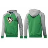 NHL Men's Pittsburgh Penguins Big & Tall Logo Hoodie - Green Grey