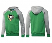 NHL Men's Pittsburgh Penguins Big & Tall Logo Hoodie - Green Grey