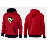 NHL Men's Pittsburgh Penguins Big & Tall Logo Hoodie - Red Black