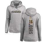 NHL Women Adidas Pittsburgh Penguins #16 Josh Jooris Ash Backer Pullover Hoodie