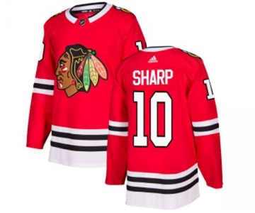 Adidas Chicago Blackhawks #10 Patrick Sharp Authentic Red Home NHL Jersey