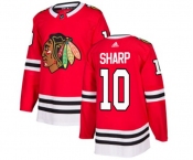 Adidas Chicago Blackhawks #10 Patrick Sharp Premier Red Home NHL Jersey