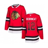 Adidas Chicago Blackhawks #12 Alex DeBrincat Authentic Red Drift Fashion NHL Jersey