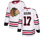 Adidas Chicago Blackhawks #17 Lance Bouma Authentic White Away NHL Jersey