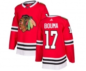 Adidas Chicago Blackhawks #17 Lance Bouma Premier Red Home NHL Jersey